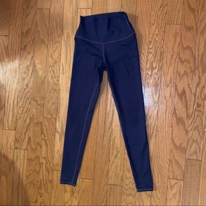 Alo Navy Airbrush Yoga Leggings